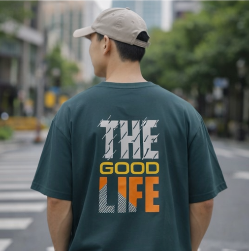 Oversized THE GOOD LIFE  Classic T-Shirt