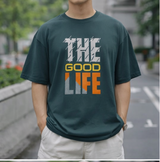 Oversized THE GOOD LIFE  Classic T-Shirt
