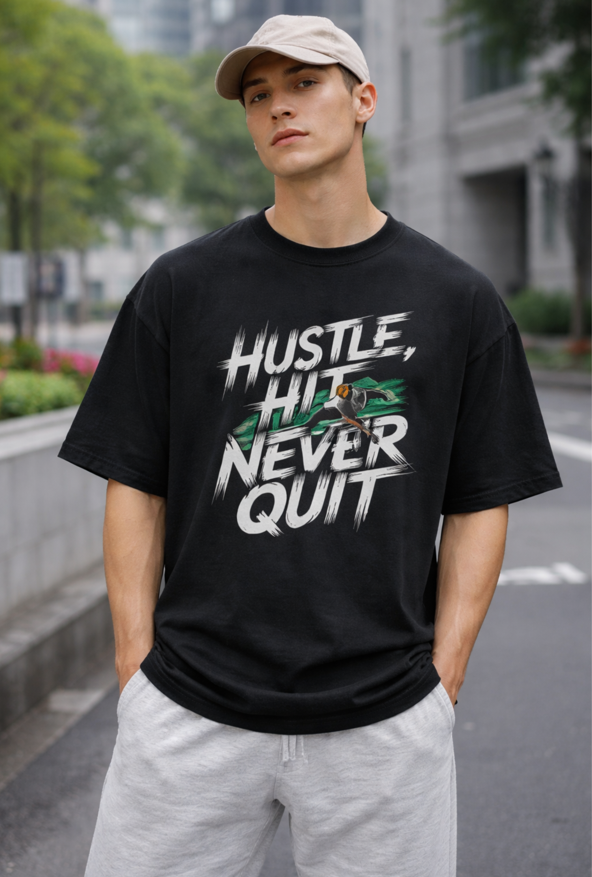 Unisex Oversized HUSTLE Classic T-Shirt