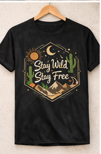 Unisex  stay wild stay free Standard Crew T-Shirt